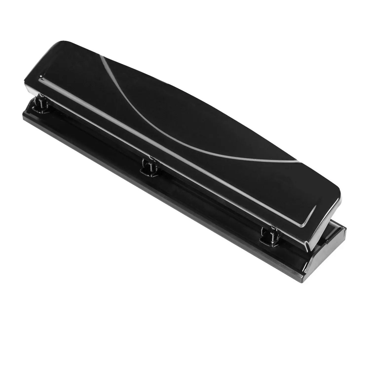 3 Hole Punch, 10 Sheet Capacity, Black 3 Hole Punch, 10 Sheet Capacity, Black
