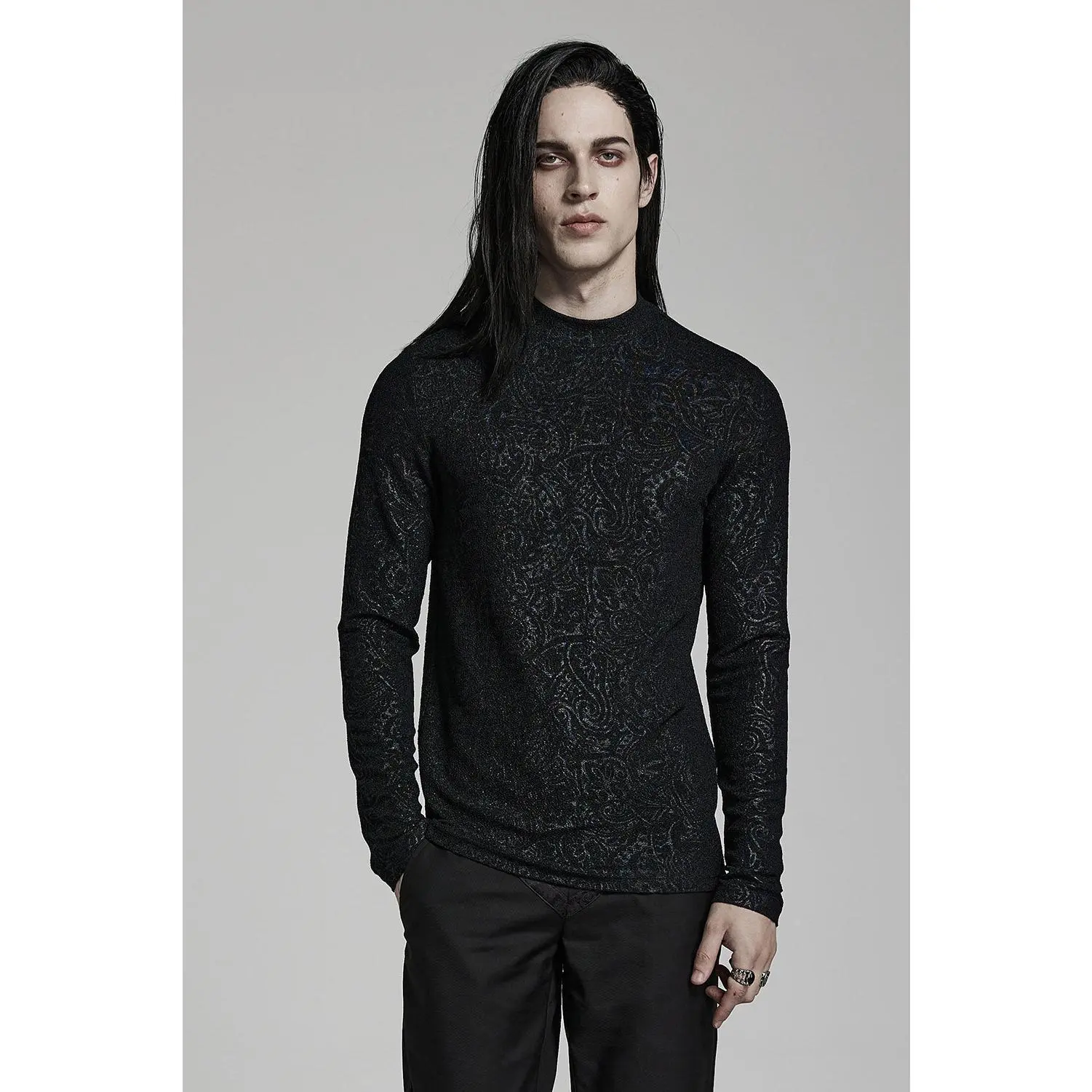 Vampire Goth Long Sleeve Top