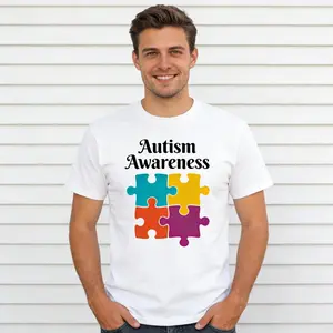 Vivid Puzzle Autism TShirt Heartwarming Awareness Clothing