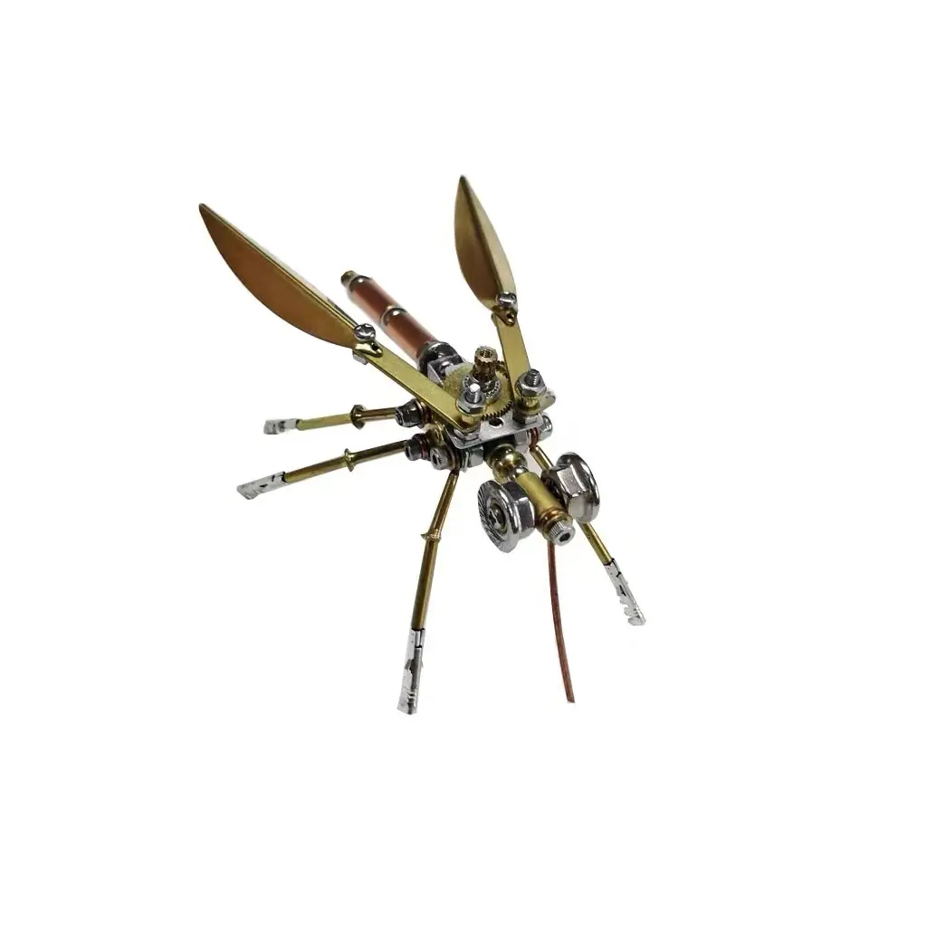 3D Metal Puzzles for Adults Mechanical Mosquito Model Kit 200 Building Blocks Craft Toys Metal Assembly Model DIY for Brain Teaser Puzzles Toys for Teens Great Birthday Decor Figurine pieces