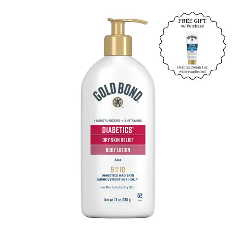 Gold Bond Diabetics' Dry Skin Relief Body Lotion, With Aloe