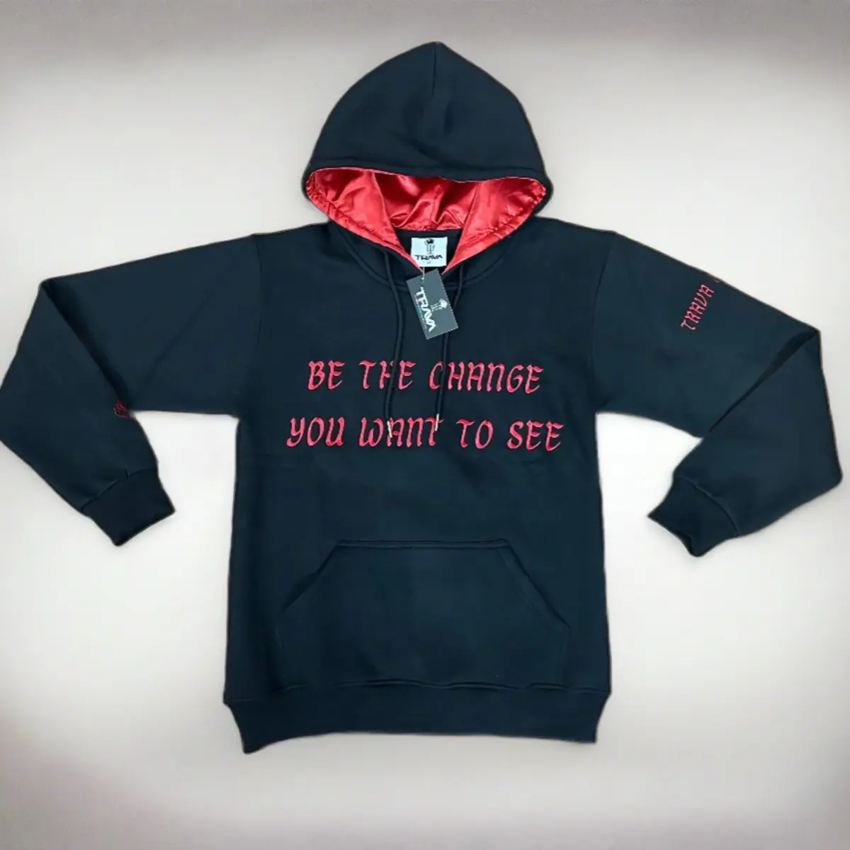 Satin Silk Lined Hoodie for Hare Care and Maintaining Moisture- Trava Pullover Hoodie unisex hoodie