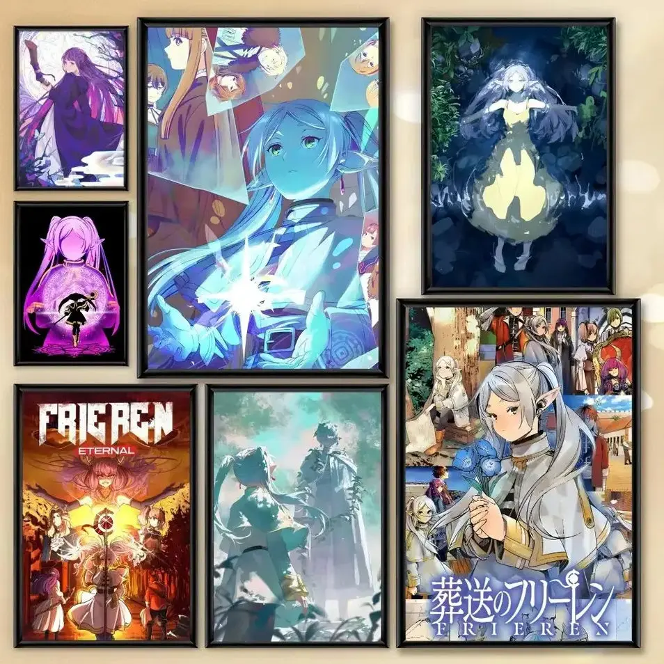 Anime Frieren for Home Decoration Gift Art Poster Unframed HD Print Home Office Decor Unique Trendy Christmas Gift