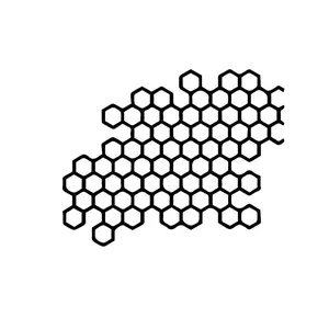 Personalized Honeycomb Car Stickers for Motorcycles and Cars, Unique Honeycomb Body Decoration Decals for LED Lights