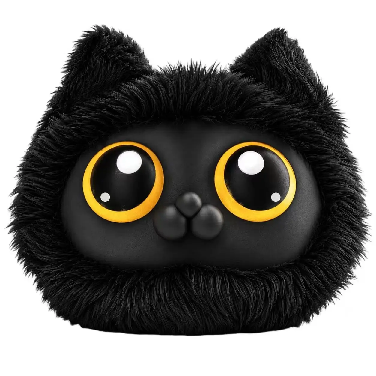 Contixo Pixie-Paw Smart Interactive Plush AI Cat – Powered by ChatGPT AI, Voice & Touch Responsive, Expressive Screen Eyes, Head Petting & Tail Wagging AI Companion Stuffed Animal for Kids