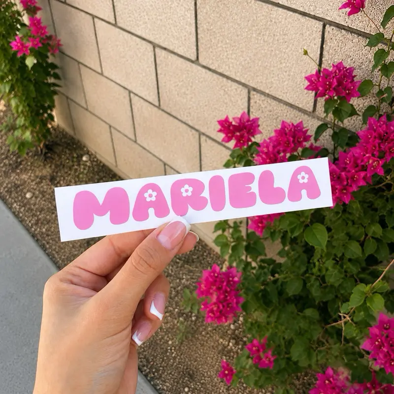 Custom Vinyl Text Decal - Personalized Name, Text, Design | Permanent Vinyl Sticker for Home, Car Decor, Gifts, Fade Resistant