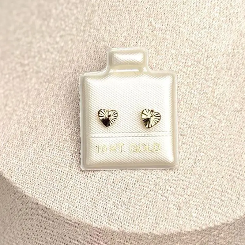 10K Gold Classic Stud Earrings
