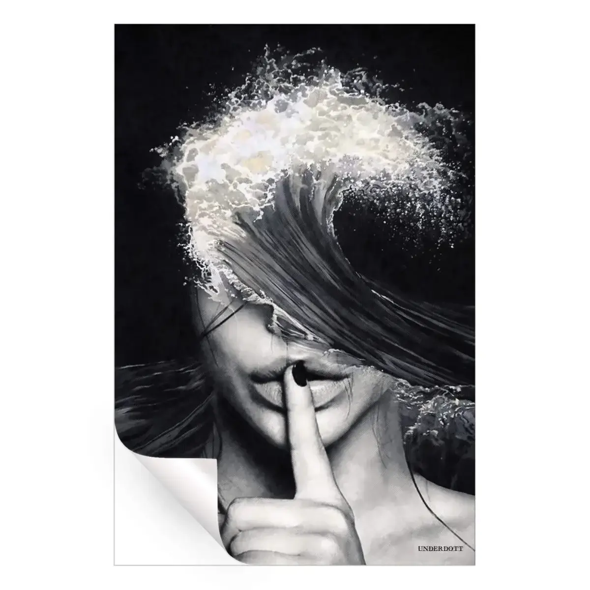 Secrets Peel & Stick Canvas Decal,  Stickablez Wall Art Print