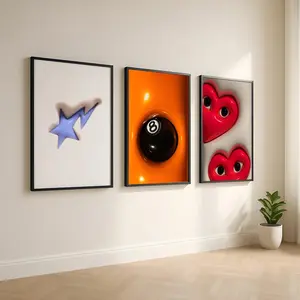 Set of 3 HypeBeast Print, HypeBeast Room Decor, 8 Ball Print, College Apartment, Y2k Apartment Decor, HypeBeast Wall Art, Digital Prints2