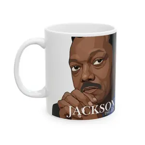 Jesse JACKSON Tribute Ceramic Mug, (11oz, 15oz) by GT Artland