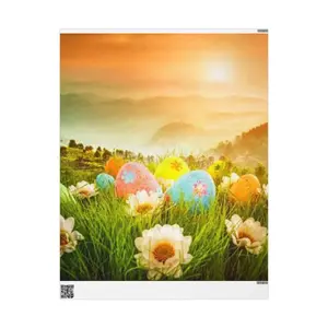 Easter-Themed Wrapping Paper, Easter Gift Wrap, Spring Wrapping Paper, Floral Easter Decor, Festive Gift Packaging, Unique Gift Wrap Ideas