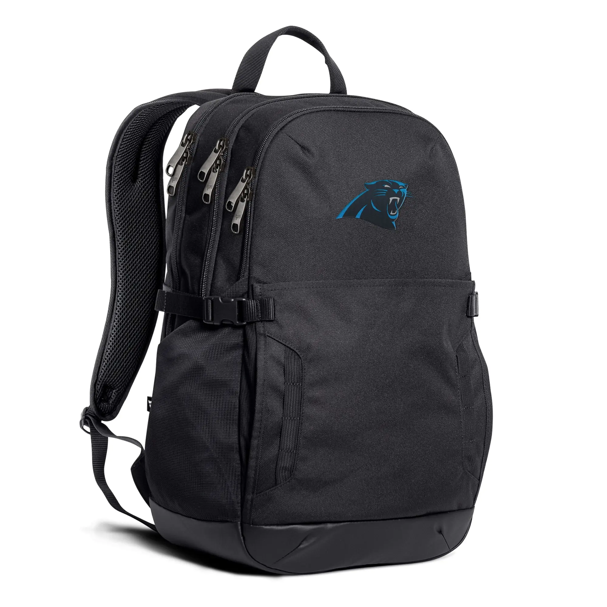 WinCraft Carolina Panthers All Pro Backpack Official Team-Themed Backpack Durable Carry Bag Adjustable Shoulder Straps Spacious Storage Daypack for School Work Travel Sports Events Tailgating and Everyday Use