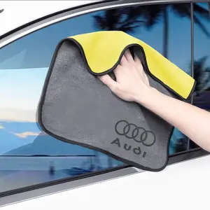 1/3/5Pcs Microfiber Car Interior/Exterior Wash Towel Auto Cleaning Drying Cleaning Cloth Towels Super Absorbent Care Cloth For Audi S Line A4 b8 b9 b6 b7 A3 8p 8v 8l A6 c7 c6 A5 Q3 Q5 Q7 TT S3 S5 RS3 RS5 Quattro Accessories