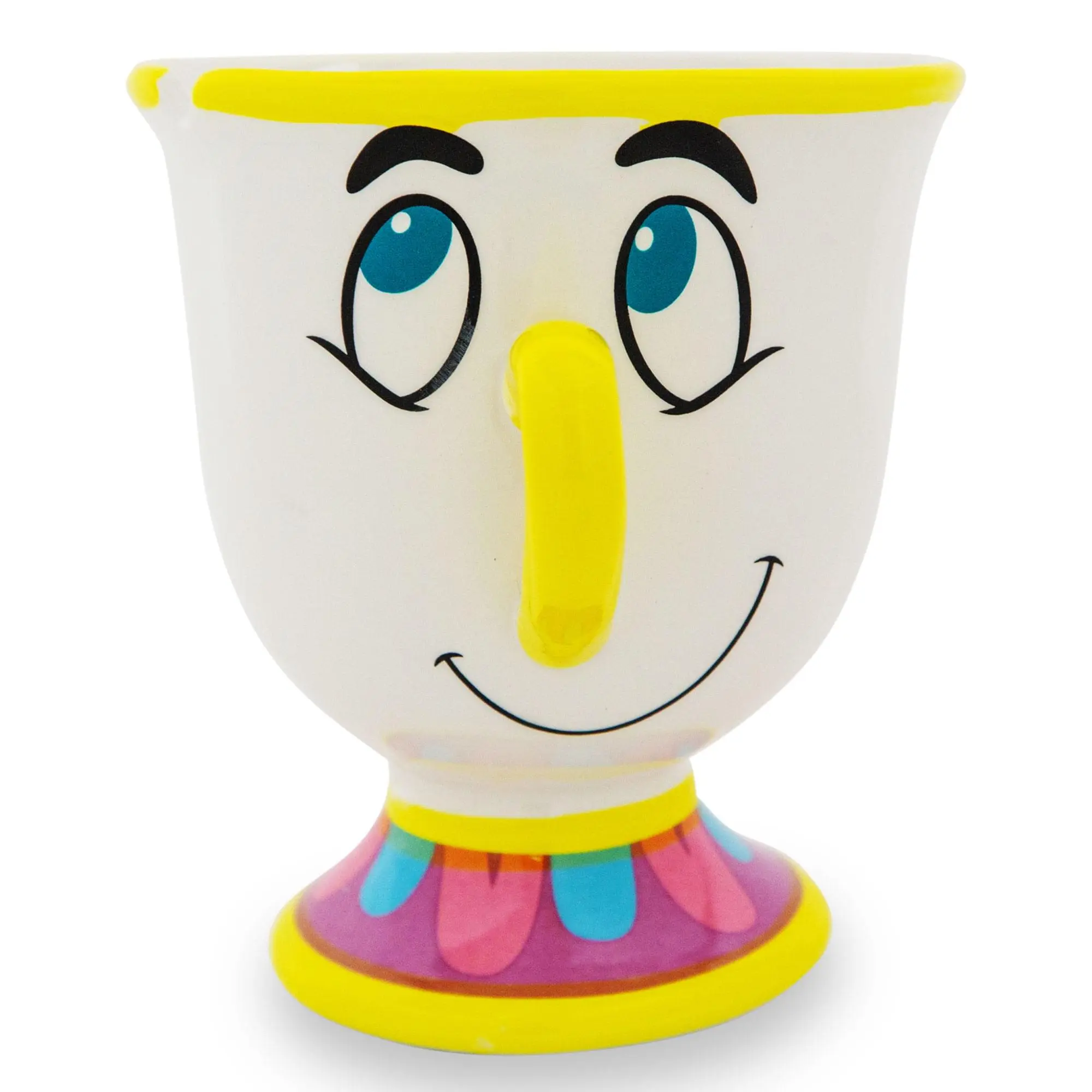 Disney Beauty and the Beast Chip 3D Sculpted Ceramic Mug | Holds 18 Ounces