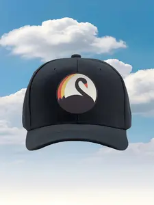 Western Australia Swan Logo A Vintage Black Swan Emblem 2026 new model Multi Color Soft Fabric Winter Cap Warm Cozy Unisex Knit Hat with Universal Fit, Versatile Headwear for All Genders & Cold W