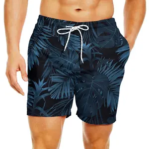 American coolAmerican coolclinsmap mens swim trunks, quick dry board shorts with pockets, palm tree breathable fit Hawaii beach shorts swimwear