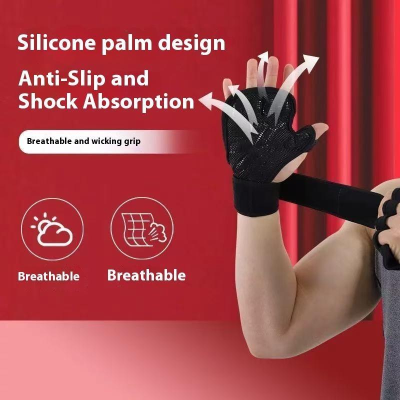 Workout Gloves for Men and Women, Exercise Gloves for Weight Lifting, Cycling, Gym, Training, Breathable and Snug fit