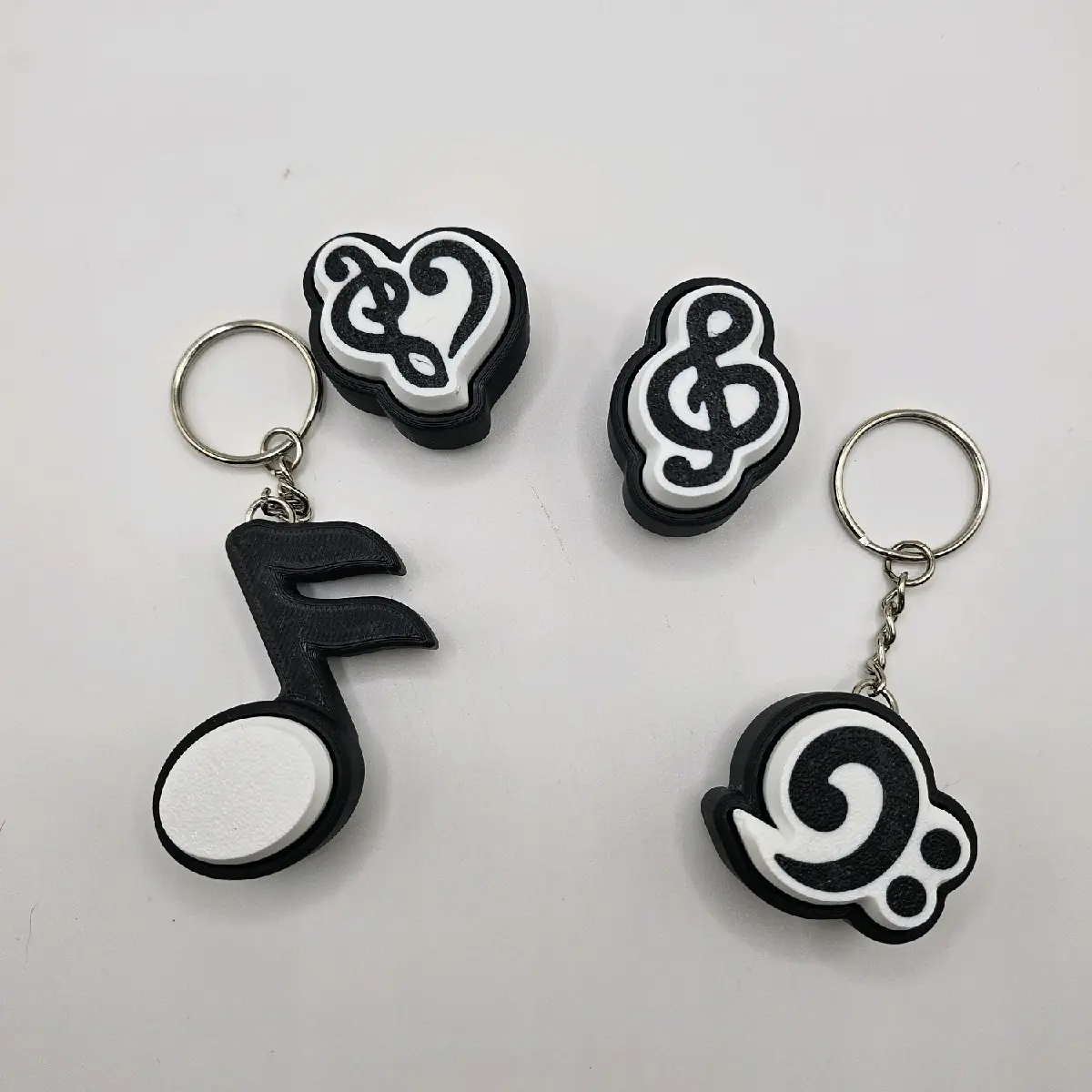 Fidget Clicker Keychain - Includes Keyring Attachment