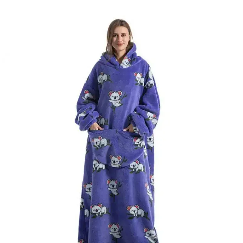 Sweatshirt Thermal Pullover Lazy Sweatshirt Extra Long Blanket Hoodie Wearable Blanket Soft Fleece-Lined Fabric Thick Thermal Insulation Extra-Long Hem for Full Body Coverage Adjustable Drawstring Hood Cozy Cuffed Sleeves Loose Fit Ver Oversized Sweatshirt Thermal Pullover Lazy Sweatshirt Extra Long Blanket Hoodie Wearable Blanket Soft Fleece-Lined Fabric Thick Thermal Insulation Extra-Long Hem for Full Body Coverage Adjustable Drawstring Hood Cozy Cuffed Sleeves Loose Fit Ver Oversized