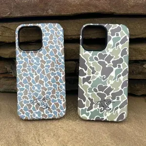 1 Piece Waterfowl Duck Camouflage Pattern Phone Case, Compatible with iPhone 11 12 13 14 15 Pro Phone Case 16 Pro Max Puls