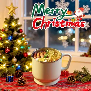 Multifunctional Foldable Electric Kettle Stainless Steel Portable Water Heater for Home & Travel Use Compact & Durable Design