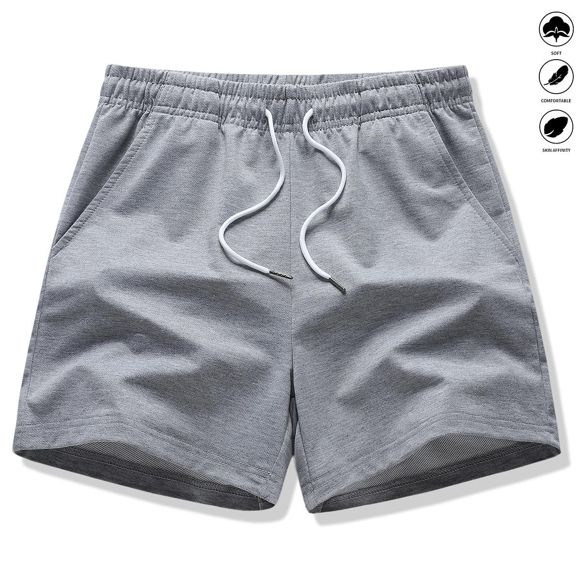 Pack of 4 women’s shorts: athletic shorts, casual shorts, solid color. Suitable for outdoor sports, fitness, running, and casual wear. Women’s shorts, summer clothing.