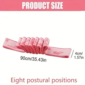 3pcs Elastic Band Set, Digital Resistance Bands, Yoga Pull Bands, Stretching Resistance Ballet Bands, 8 Loops, Stretching Dance Bands, Yoga Bands, Multi-Loop Adjustable Exercise Bands, Pilates Yoga Dance, Multifunctional Yoga And Pilates Resistance