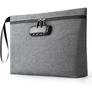 Combination lock storage bag, waterproof travel organizer bag, portable travel accessory