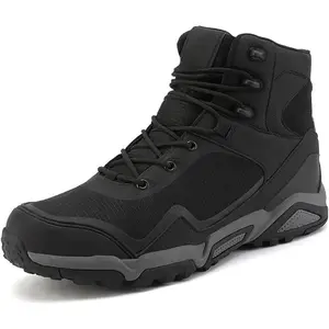 Men's Mid Waterproof Hiking Boots Outdoor Lightweight Trekking Mountaineering Camping Shoes