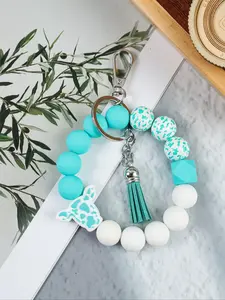 Creative Beaded Keychain, Colorful Beads & Tassel Decor Keychain, Fashionable Keychain for Women & Men, Practical and Stylish Gift for Friend, Trendy Cute Keychain