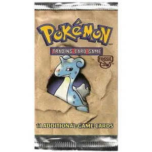 Unlimited Fossil Pokemon Booster Pack *HEAVY* Guaranteed Holo