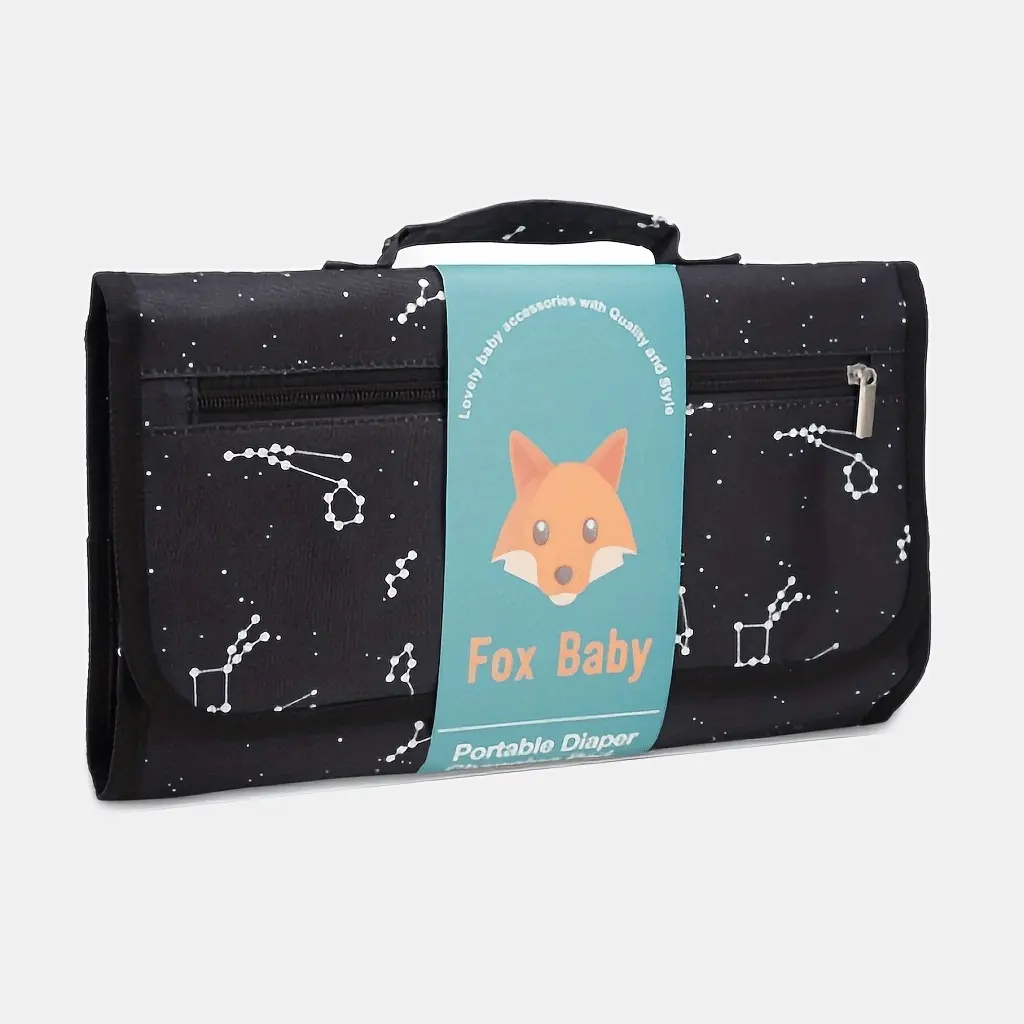 Portable Changing Mat Perfect for Changing Bags Or Changing Tables. One-handed Changing Mat. Travel Changing Mat. Perfect As A Shower Gift, Essential, Unisex Item, Or Christmas, Halloween, Or Thanksgiving Gift.