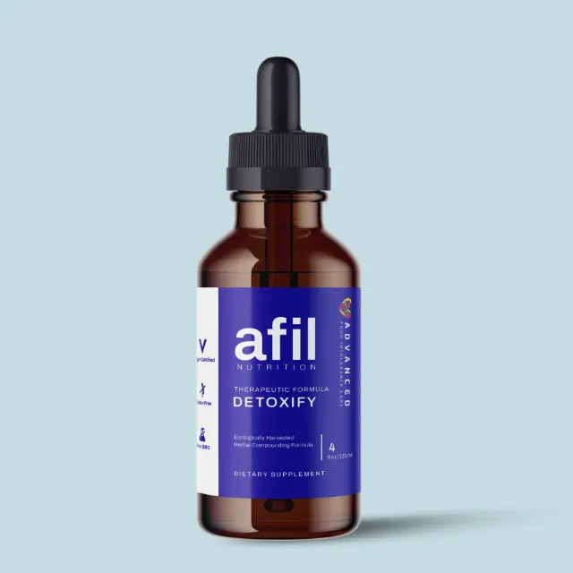 AFIL Nutrition Advanced Food Intolerance Labs Detoxify Organic Plant-Based Liquid for Natural Cleansing and Overall Wellness