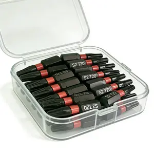 28 Piece Set T20 & T25 Star Screwdriver Bits, S2 Alloy Steel Drill Bit Tools, Precision Repair Kit for Home DIY Projects