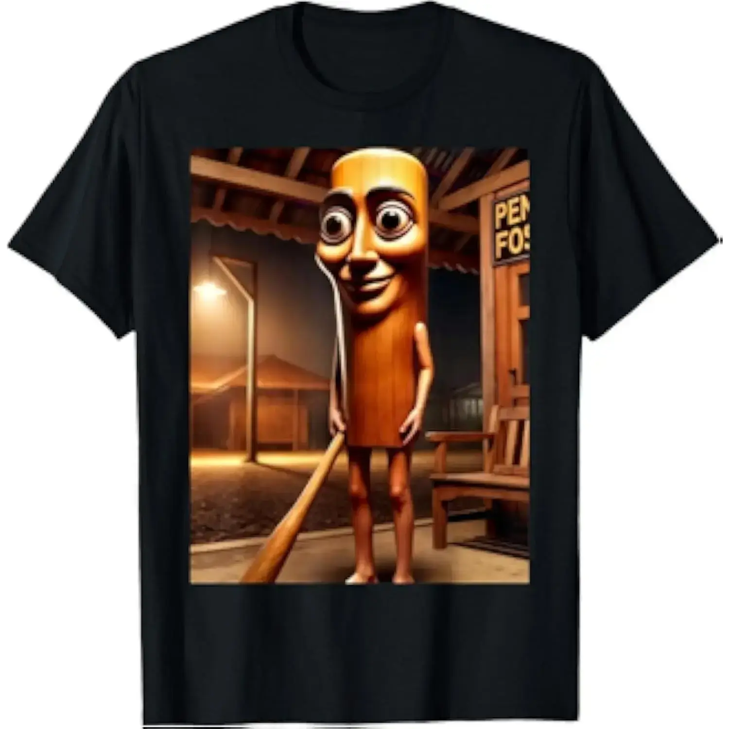 Tung Tung Tung Sahur Cotton T-Shirt Women Men Graphic Crewneck