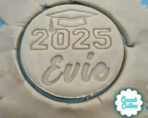 Custom Graduation Cookie Cutter & Stamp