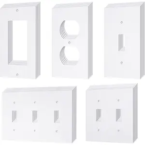 Outlet Insulation Pads Wall Plates Sealers for Electrical Save Energy  Plate Insulation Weatherproof   Sealer(46 Pack)