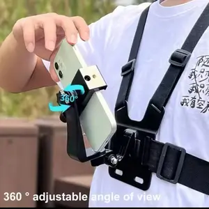 5 in 1 Mobile Phone Chest Strap Mounting Holder First Angle Video Record life Phone Bracket Fixed Live Broadcast Accessories