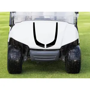 Go Cart, Auto, Stripes Golf Cart Decals -Truck Racing Graphics GCH204