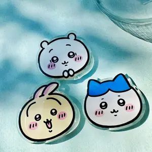 Chiikawa Phone Grip Accessory | Usagi Hachiware Charm Kindle Stand, Accessory, Holder, Kawaii Animal Cute Acrylic Momonga