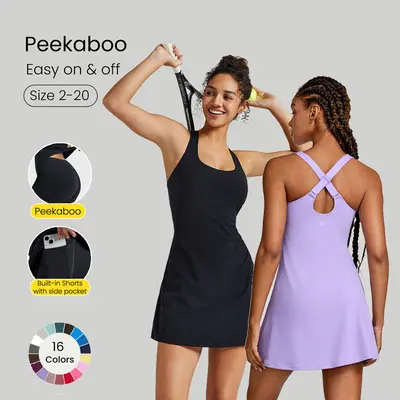 Plus Size Tummy Flattering Dresses Tennis TikTok Shop