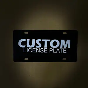 CUSTOM LICENCE PLATE FOR SHOW