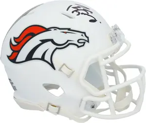 Peyton Manning Denver Broncos Autographed Riddell 2024 Alternate Speed Mini Helmet - Fanatics Authentic Certified