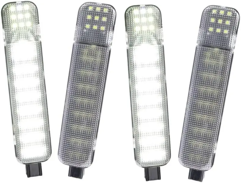 LED Door Interior Panel Courtesy Lights Door Warning Lamp Compatible with Chevy Sierra GMC Yukon Silverado C/K 1500 2500 3500 Yukon Tahoe Suburban Hum-mer H2 Avalanche Tahoe Escalade 4Pcs White