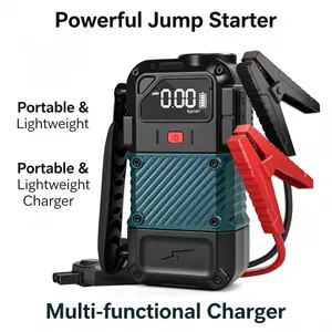 Portable car emergency starter, emergency battery booster, multifunctional rapid vehicle starting device, compact and lightweight, suitable for car owners and self-driving enthusiasts, an ideal tool for roadside assistance and outdoor travel.
