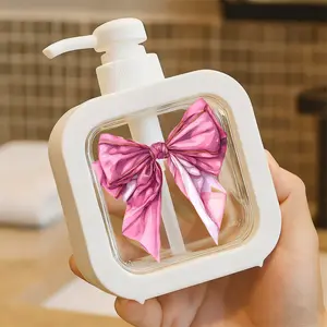 Watercolor Illustration Pink Bow Art Print, Home Decor for Kitchen Bathroom, Elegant Bow with Golden Accents, Sheer Fabric Textured Painting, Plain White Background Artwork