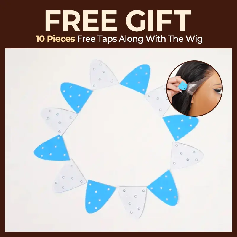 [Not 4 Sell] Free Gift 10 Counts Arabella Hair Tape for 13x6 Ear to Ear Glueless Lace Wig
