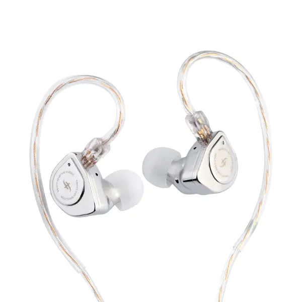 Linsoul SIMGOT EW200 HiFi IEM Wired Earphones, Dual Magnetic Circuit & SCP Diaphragm, All-Metal Hi-Res In-Ear Monitor with Mic, 3.5mm & DSP, for Music & Gaming，wired earphones，iem earbuds gaming,father'sdaygifts summerwins