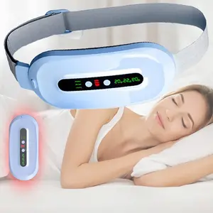 Wearable Electric Menstrual Heating Pad, Hot Massage Heating Pad, warming belt for Cramps with Vibration & Massage, Abdominal Relieve with Three Levels, Best Gifts for Woman