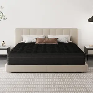 Grymtex 12/14 Inch T/F/Q/K Hybrid Mattress Summervibes Medium Firm Support Relieve Back Pain  Relief  Skin-Friendly Memory Foam Easy Setup In A Box Sweet Dream Daily & Weekly Deals  outdoorfun